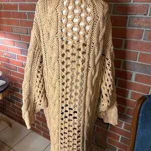 Chunky Knit Tan Sweater